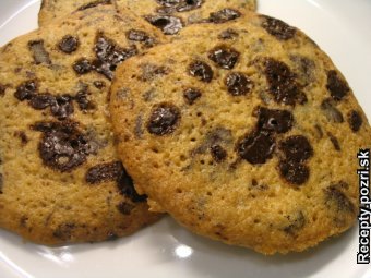 Domáce čokoládové cookies